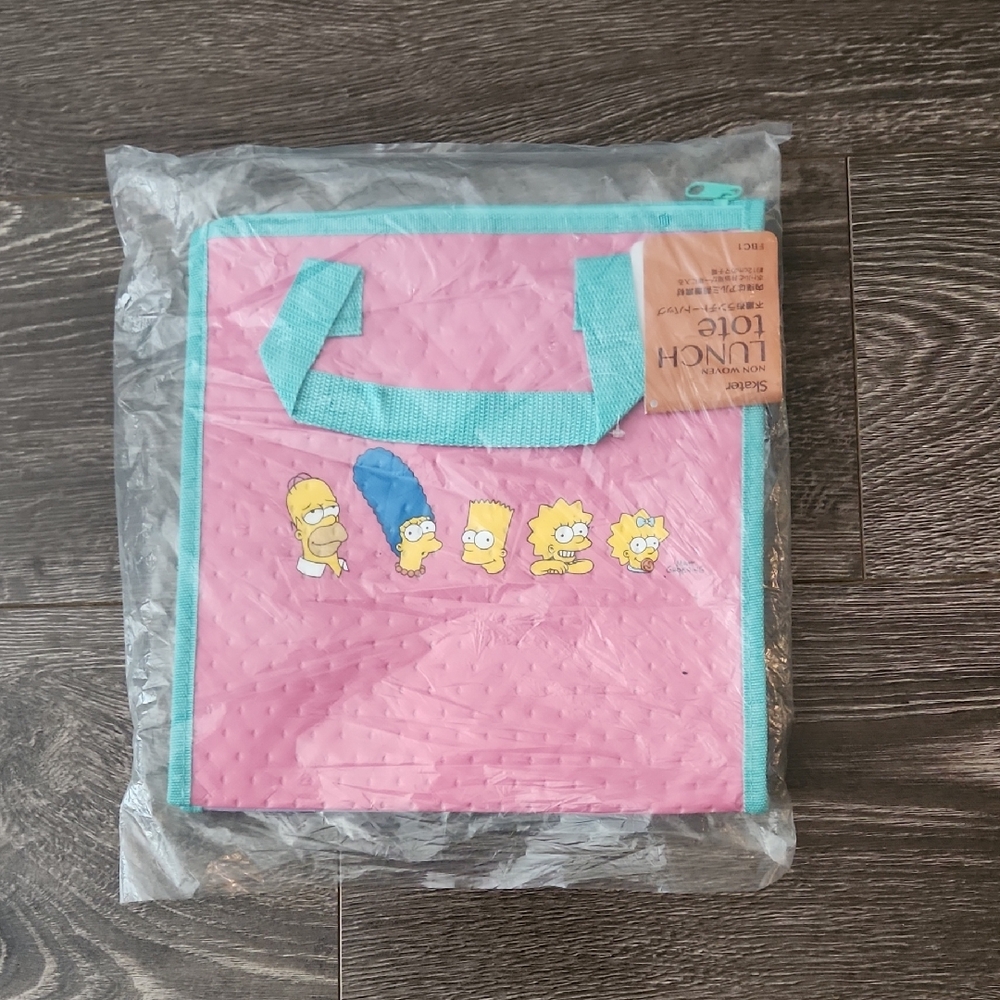 SKATER The Simpsons Non Woven Lunch TOTE - Bag Brand New
